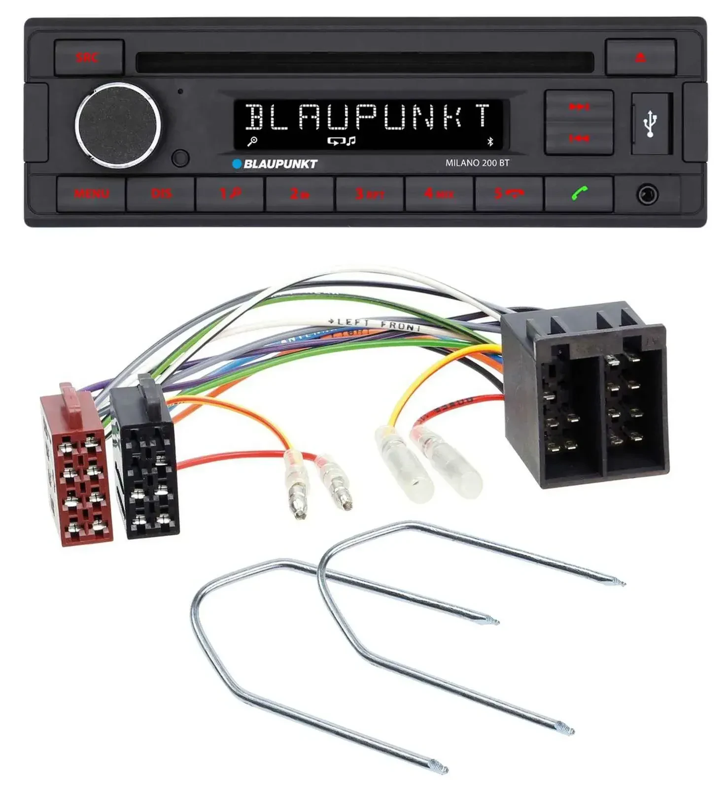 Blaupunkt MP3 USB CD Bluetooth AUX Autoradio für Audi 80 86-96 90 84-91 100 82-9