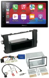 Pioneer DAB USB Lenkrad Bluetooth 2DIN Autoradio für Toyota Auris 2011-2012 schw