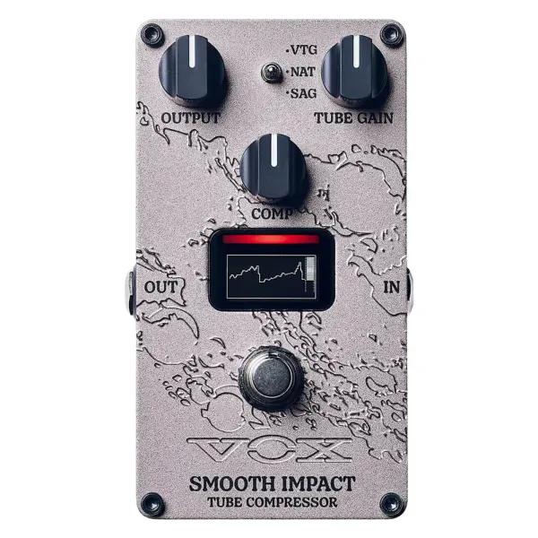 Педаль эффектов для электрогитары VOX VE-SI Valvenergy Smooth Impact Vacuum Tube Compressor