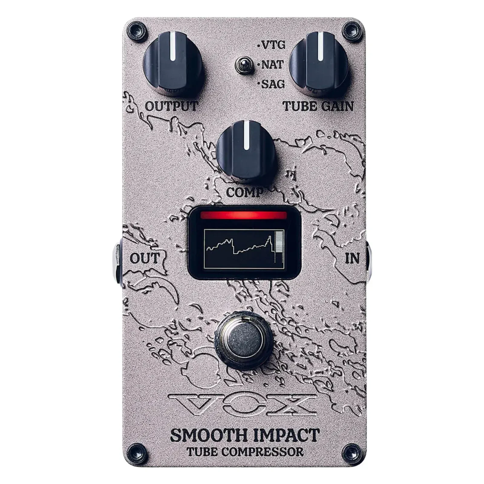 Педаль эффектов для электрогитары VOX VE-SI Valvenergy Smooth Impact Vacuum Tube Compressor