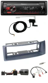 Автомагнитола для Renault Scenic/Megane (1996–2000) Pioneer 1-DIN USB DAB MP3 управление с руля