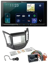 Автомагнитола Pioneer 2-DIN, Bluetooth, USB, DAB, MP3 для Chevrolet Orlando (KL1Y/KL1YN)