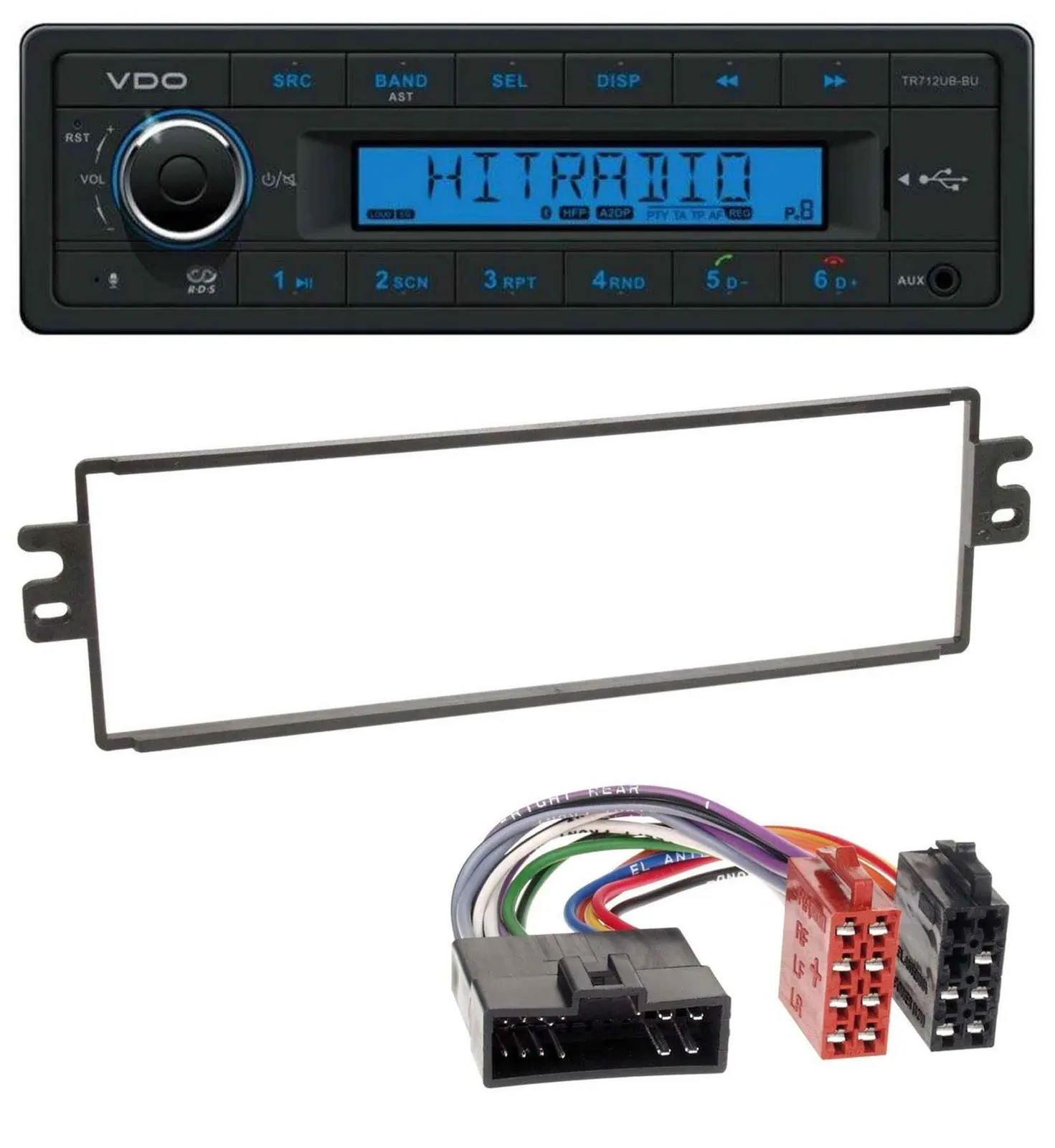 VDO Bluetooth AUX USB MP3 Autoradio für Kia Rio Clarus Carens bis 2002