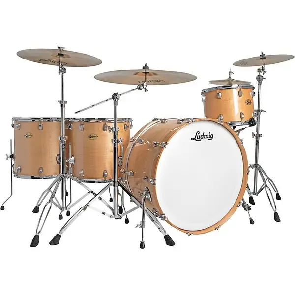 Ударная установка акустическая Ludwig Centennial Zep 4-Piece Shell Pack Natural