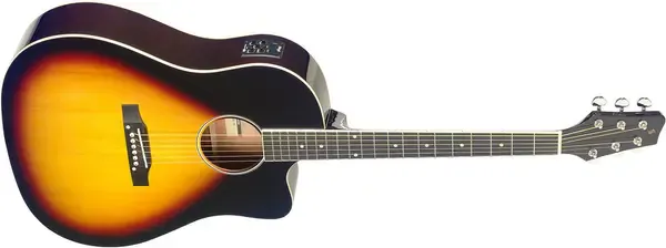 Электроакустическая гитара Stagg SA35 DSCE-VS