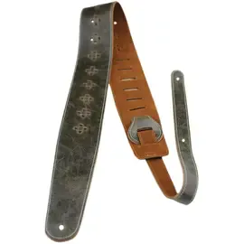 Ремень для гитары Perri's P25PFD-1951 Back Grey