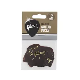 Медиаторы GIBSON Tortoise Picks 12 Pack Thin