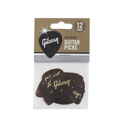 Медиаторы GIBSON Tortoise Picks 12 Pack Thin