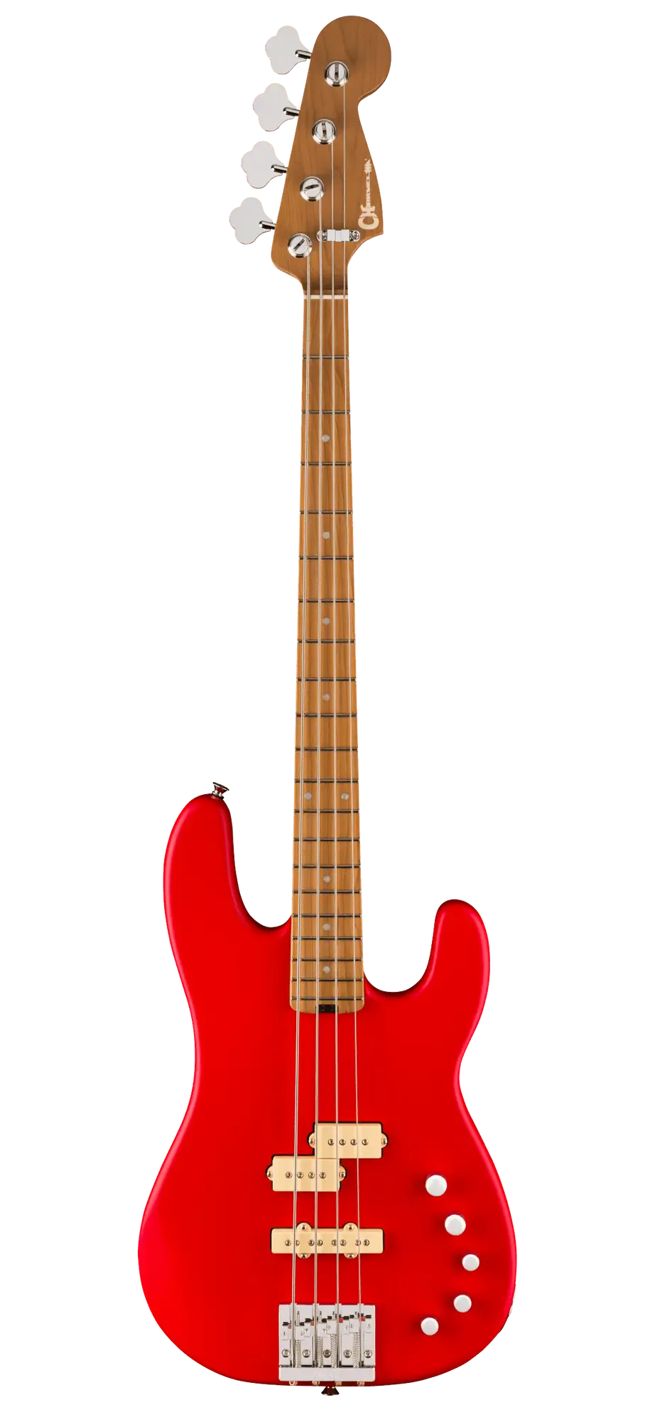 Бас-гитара Charvel Pro-Mod San Dimas Bass PJ IV MAH Satin Ferrari Red