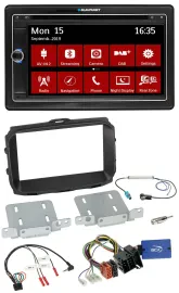 Автомагнитола для Alfa Romeo Giulietta Blaupunkt 2DIN, Bluetooth, DAB, USB, DVD, управление с руля