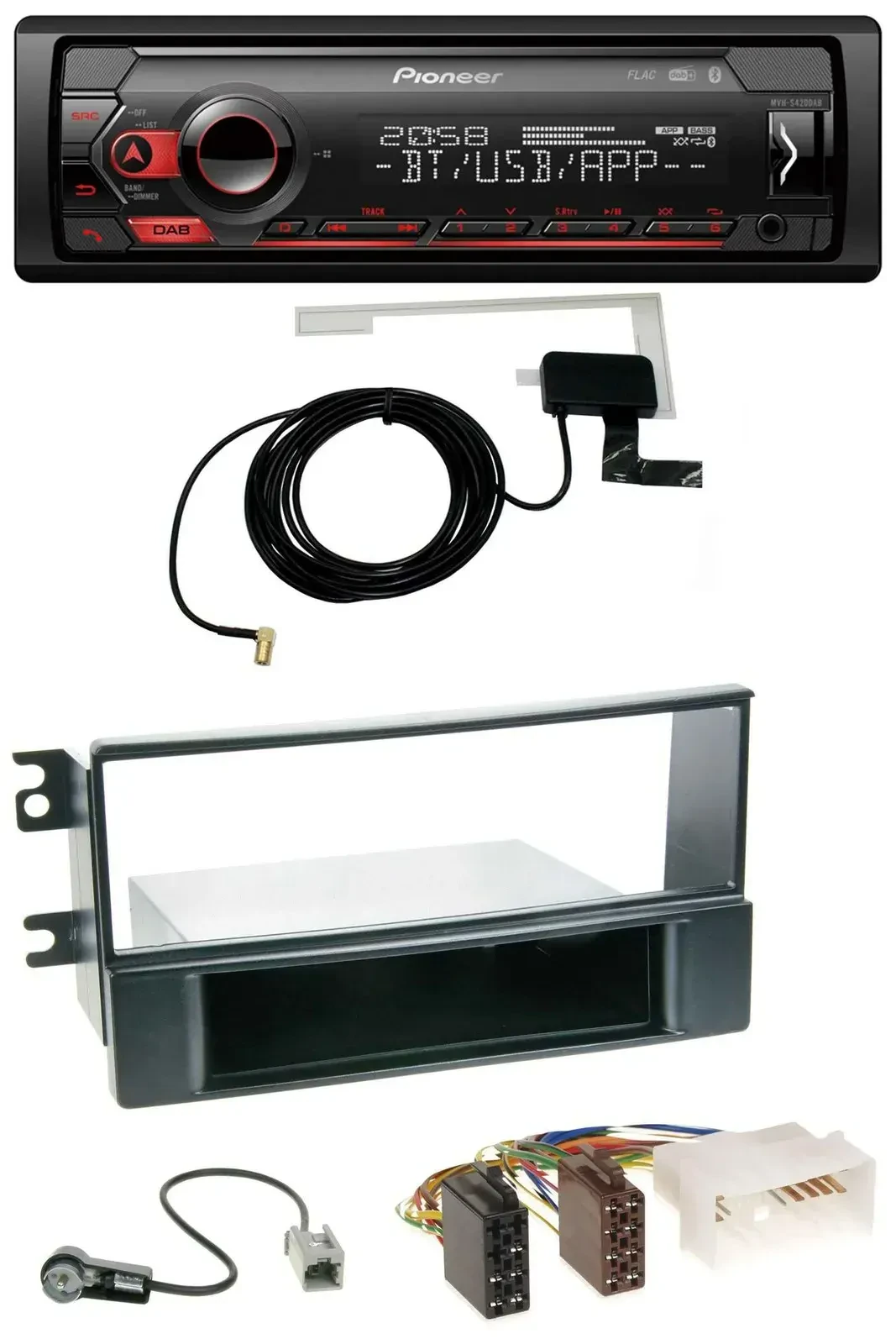 Автомагнитола для Kia Sportage II (2008–2010) Pioneer DAB, USB, MP3, Bluetooth