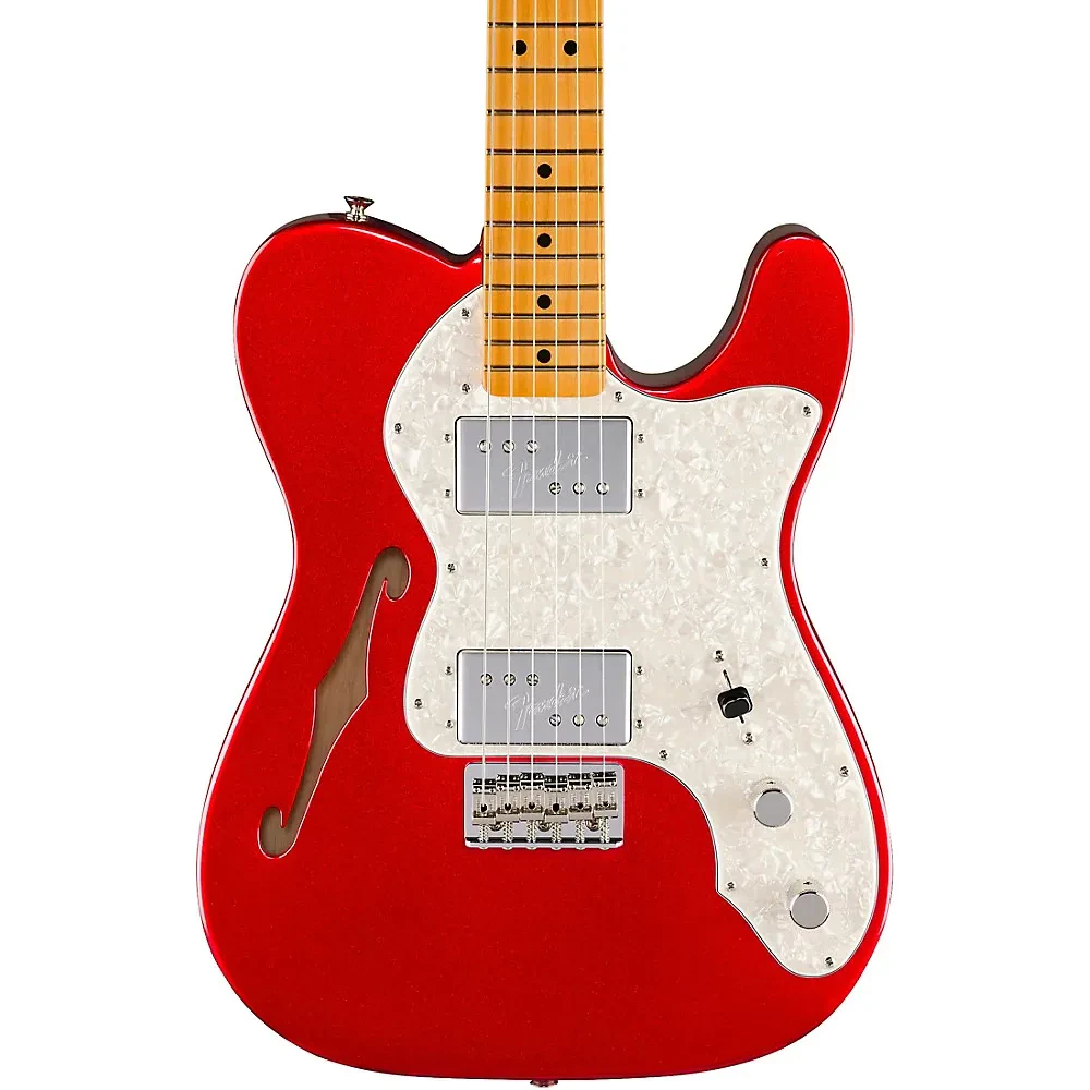 Электрогитара Fender American Vintage II 1972 Telecaster Thinline HH цвет Candy Apple Red