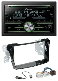 Автомагнитола для Hyundai i40 VF (с 2011) Pioneer 2DIN, Bluetooth, DAB, USB, CD, MP3, цвет: черный глянец