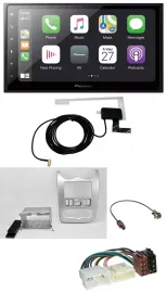 Pioneer USB MP3 2DIN Bluetooth DAB Autoradio für Dacia Sandero Logan Duster ab 1