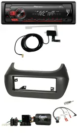 Pioneer 1DIN USB DAB MP3 Lenkrad Autoradio für Fiat Fiorino Citroen Nemo Peugeot