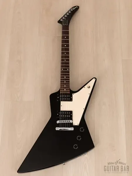 Электрогитара Gibson Explorer '76 Vintage Reissue Ebony USA 2001 w/Case, 496R & 500T