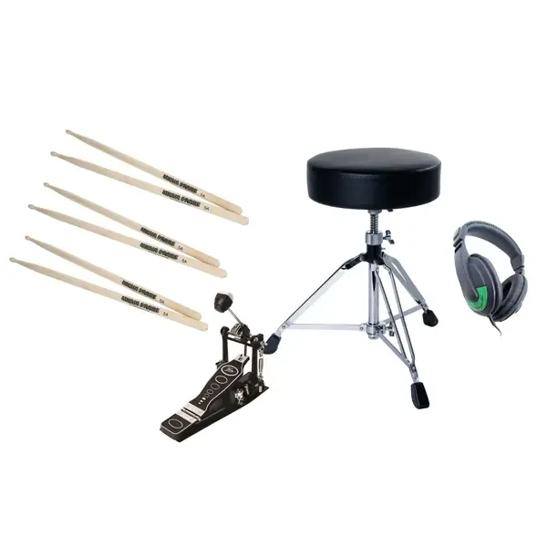 MUSIC STORE E-Drum Zubehör Pack 3 - Zubehör für Drums-Set