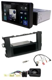 Pioneer DAB Lenkrad Bluetooth USB Autoradio für Toyota Auris 2007-2011 schwarz