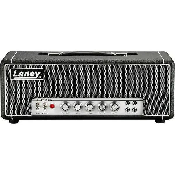 Усилитель для электрогитары Laney LA30BL 30W Tube Guitar Amp Head Black and Silver