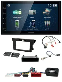 Kenwood 2DIN Bluetooth Lenkrad USB DAB Autoradio für Mazda CX-7 2008-2010