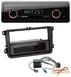 Blaupunkt SD USB 1DIN MP3 AUX Autoradio für Skoda Fabia Octavia Rapid Roomster