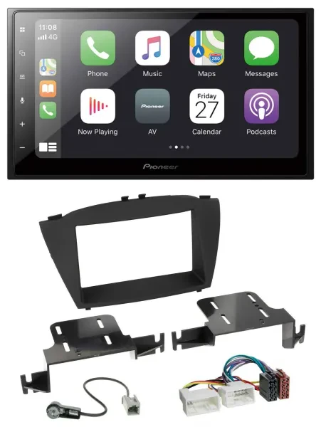 Pioneer MP3 Bluetooth DAB 2DIN USB Autoradio für Hyundai ix35 (ab 2013)