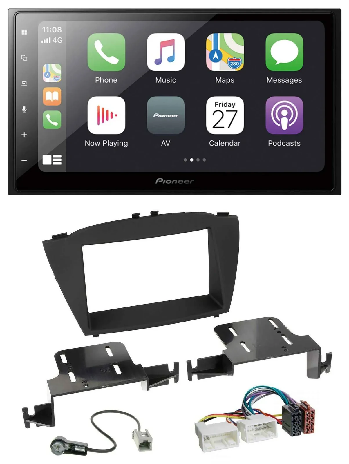 Автомагнитола для Hyundai ix35 (с 2013) Pioneer 2DIN Bluetooth DAB USB MP3