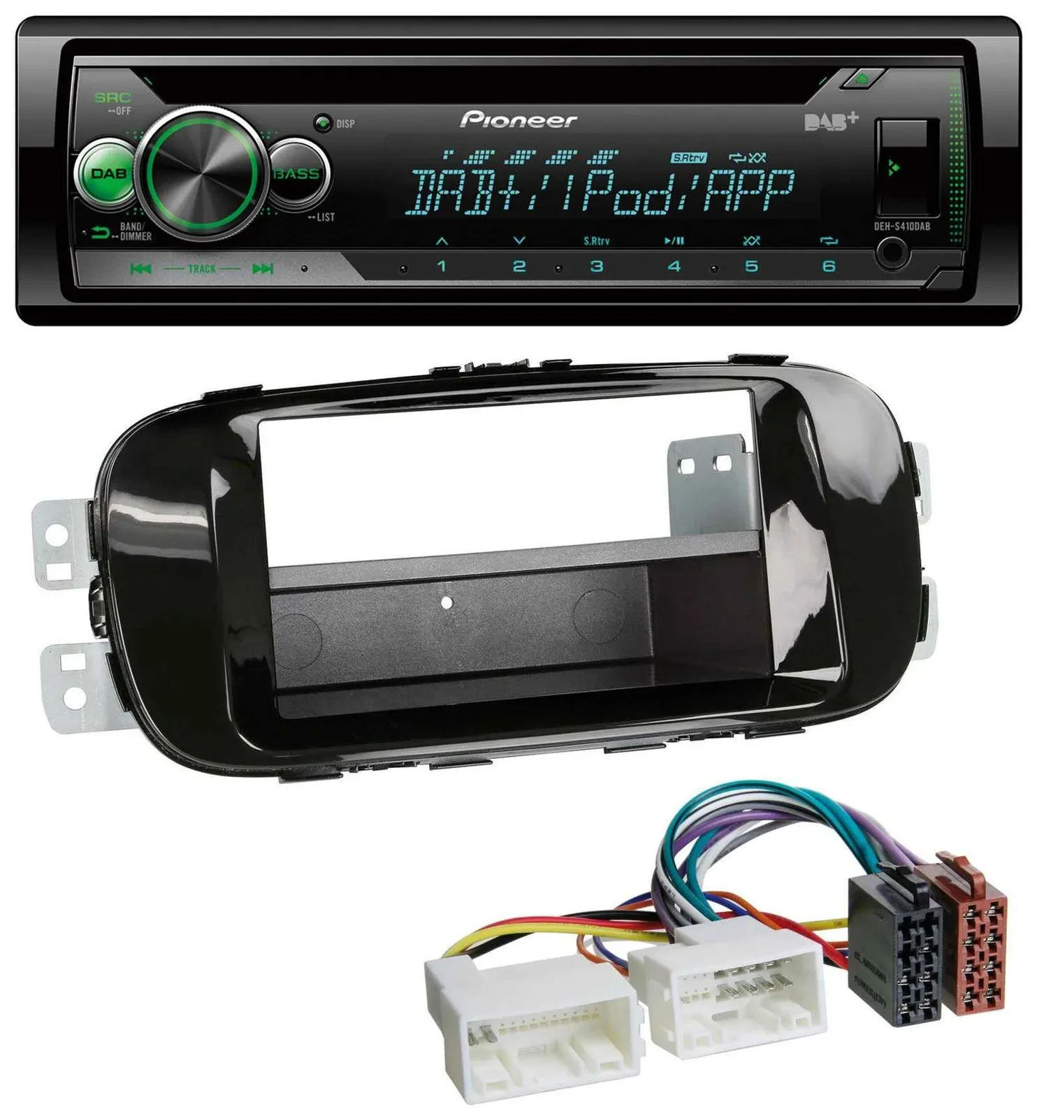 Автомагнитола для Kia Soul (PS) Pioneer USB/MP3/DAB/AUX/CD, piano black