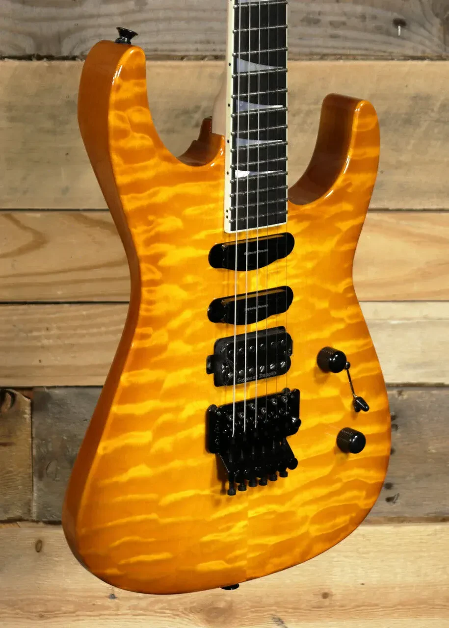 Электрогитара Jackson Custom Shop DK-Q HSS Solar Burst с кейсом