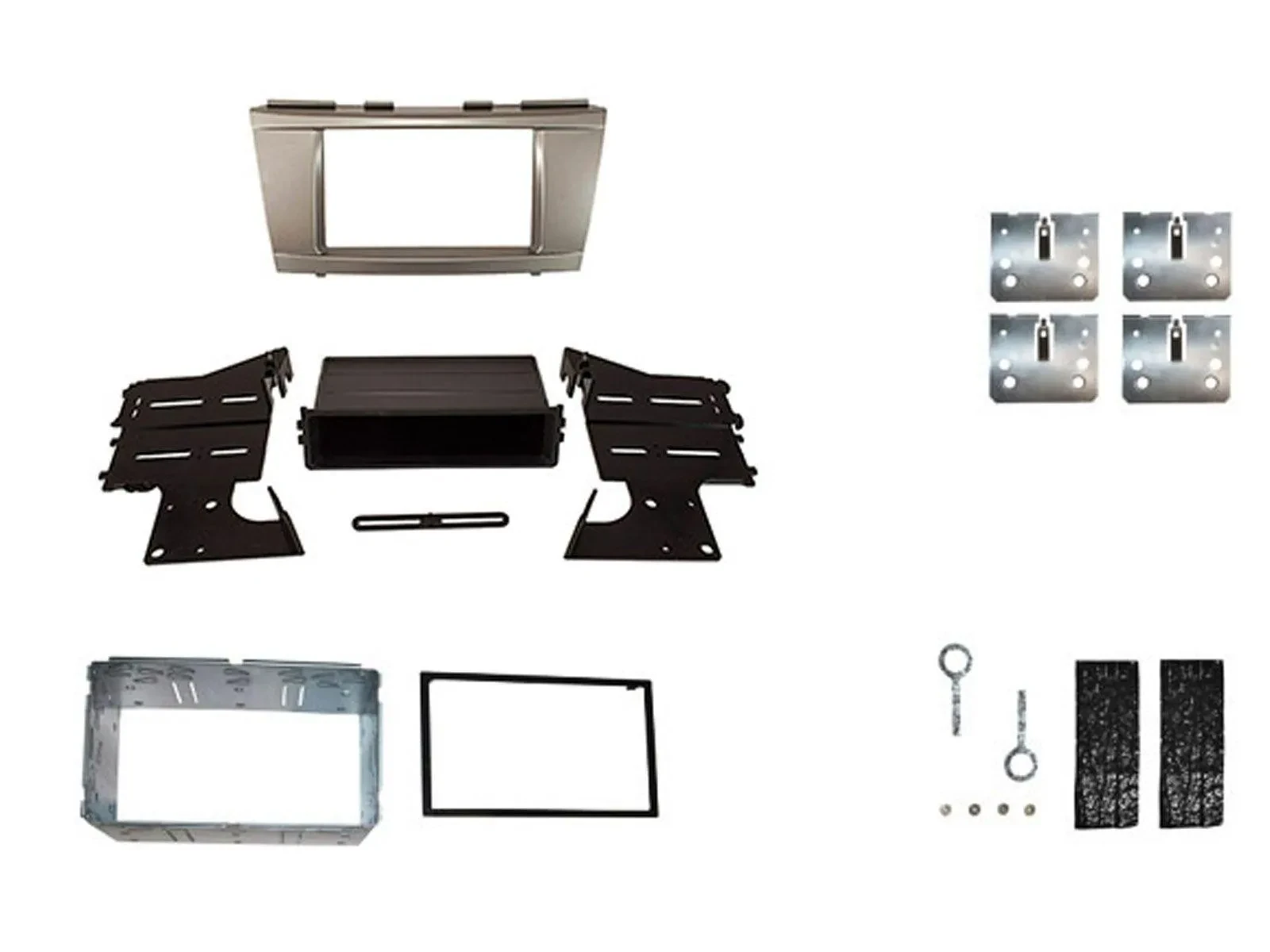 Einbaurahmen Set Doppel DIN Autoradio für Toyota Camry (ab 2007)