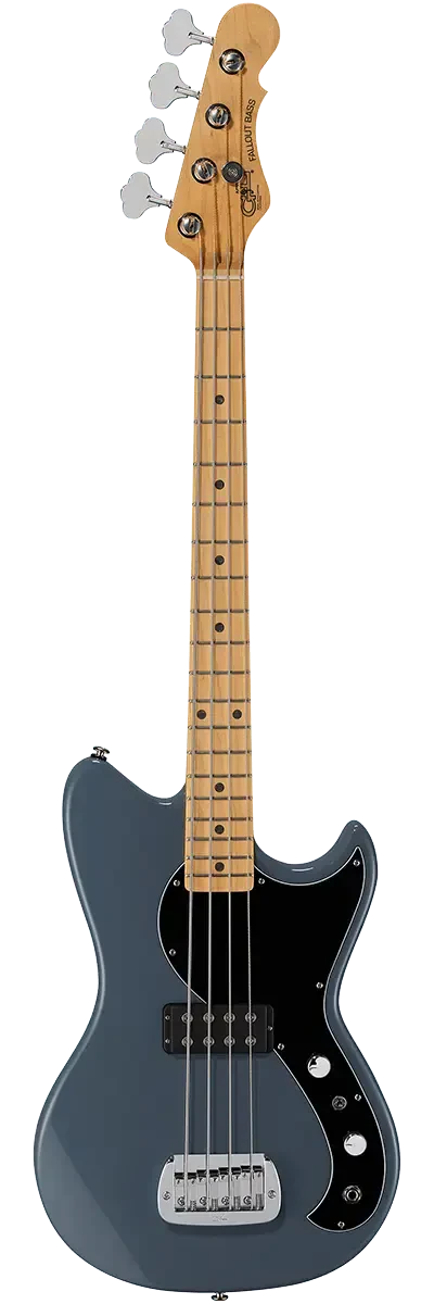 Бас-гитара G&L Fullerton Deluxe Fallout Short-Scale Grey Pearl
