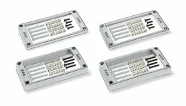 SCHALLER Pickup Frames - straight high - Chrome