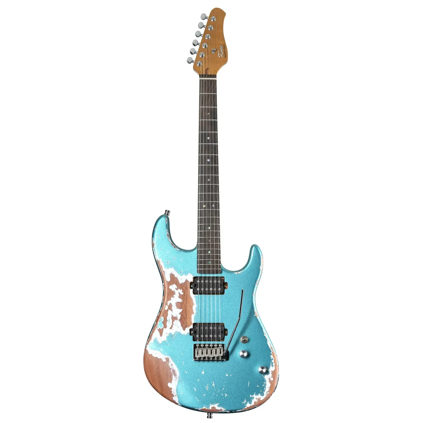 Электрогитара Fame Audio Custom ST RW Worn Aqua