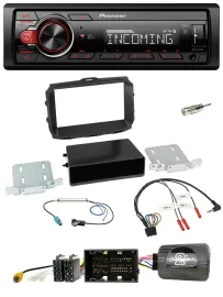 Автомагнитола для Alfa Romeo Giulietta 940 Facelift 2014 Pioneer Bluetooth, USB, DAB, с управлением на руле