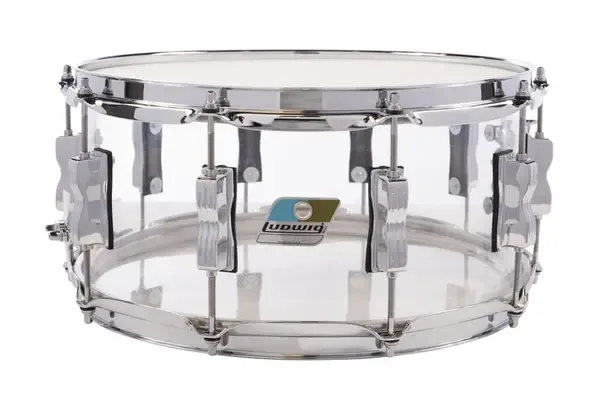 Малый барабан Ludwig Vistalite 50th Anniversary 14x6.5 Transparent