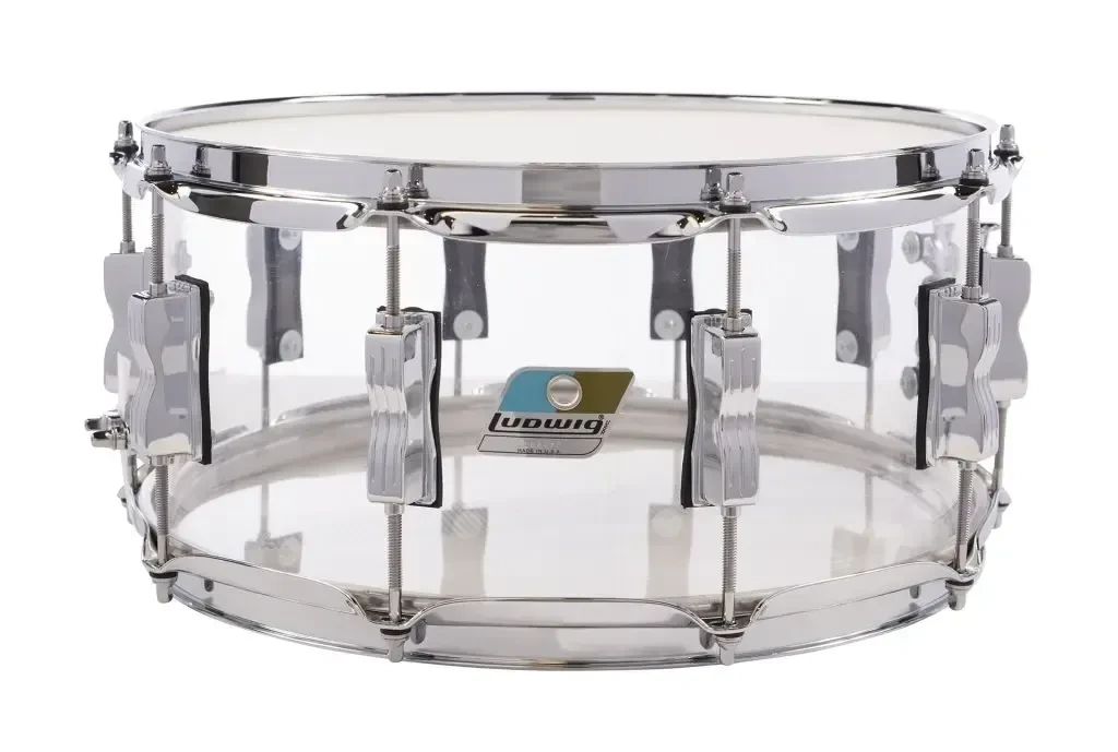 Малый барабан Ludwig Vistalite 50th Anniversary 14x6.5 Transparent