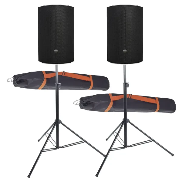 Audio 2x Discovery 12A Aktiver Lautsprecher 400W RMS 1600W Peak 12" Tieftöner