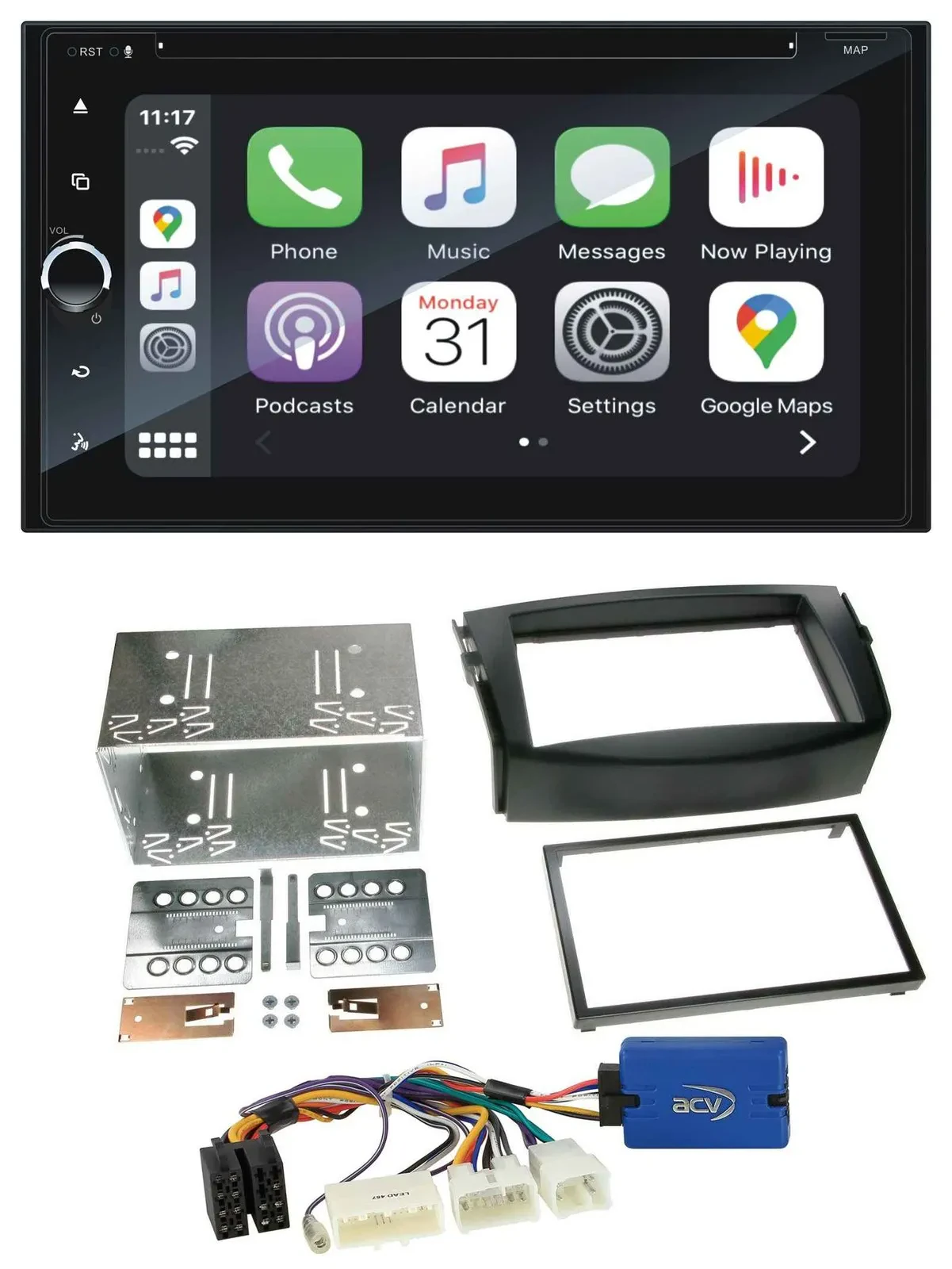 Blaupunkt 2DIN Bluetooth DAB USB DVD MP3 Autoradio für Toyota RAV 4 2011-2013 28