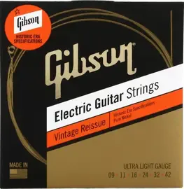 Струны для электрогитары Gibson SEG-HVR9 Vintage Reissue 9-42