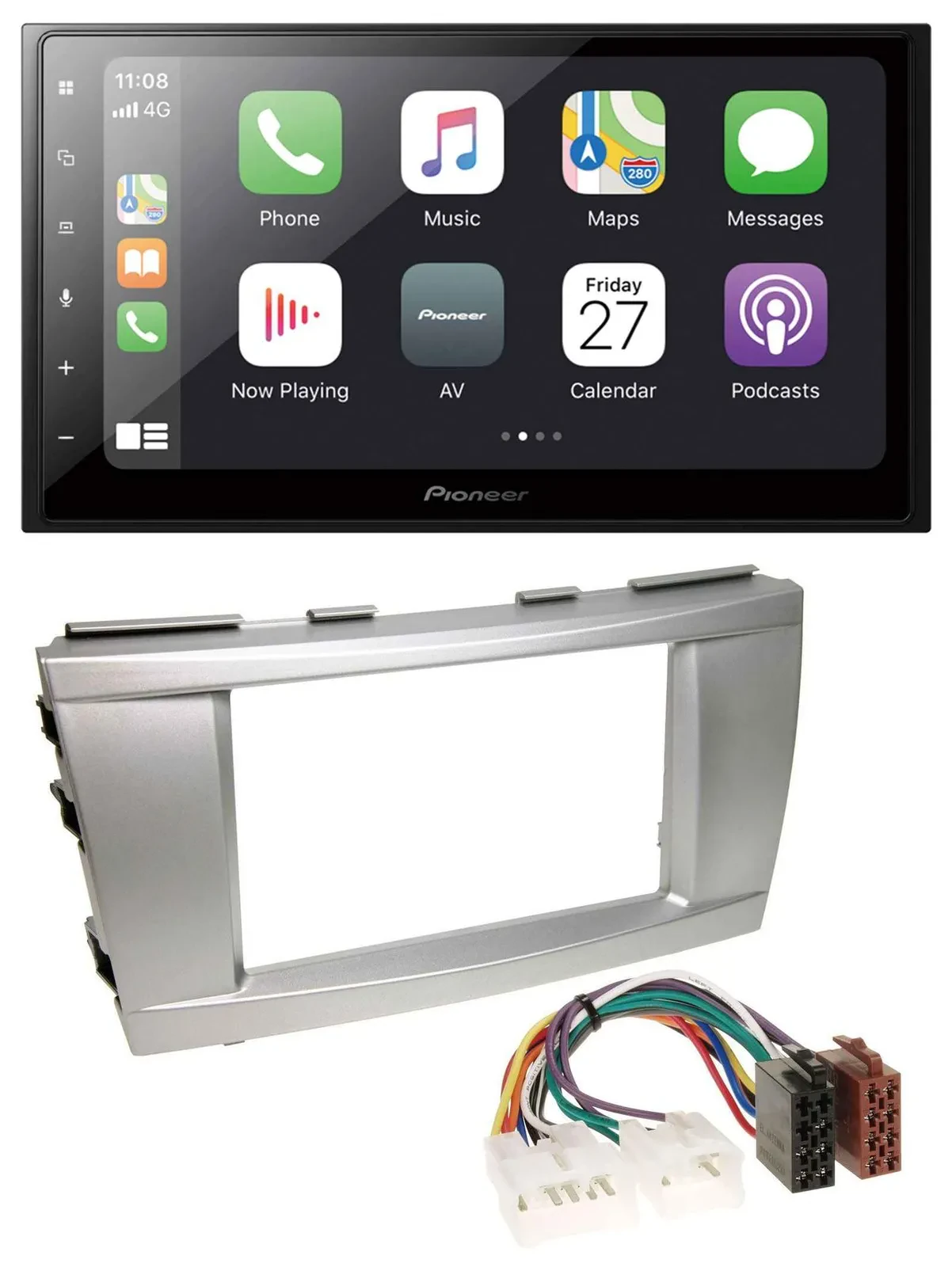 Pioneer MP3 Bluetooth DAB 2DIN USB Autoradio für Toyota Camry (2006-2011)