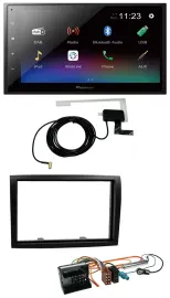 Pioneer DAB MP3 Bluetooth 2DIN USB Autoradio für Citroen Jumper 06-11 schwarz