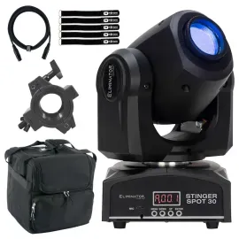 Прибор с полным движением Eliminator Lighting Stinger Spot 30 DMX с аксессуарами