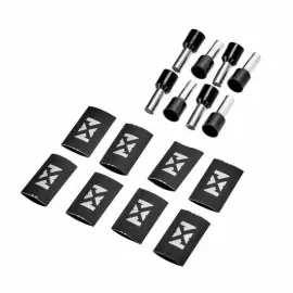 8) NVX XWF88PK 8 AWG Ferrule with NVX Heat Shrink
