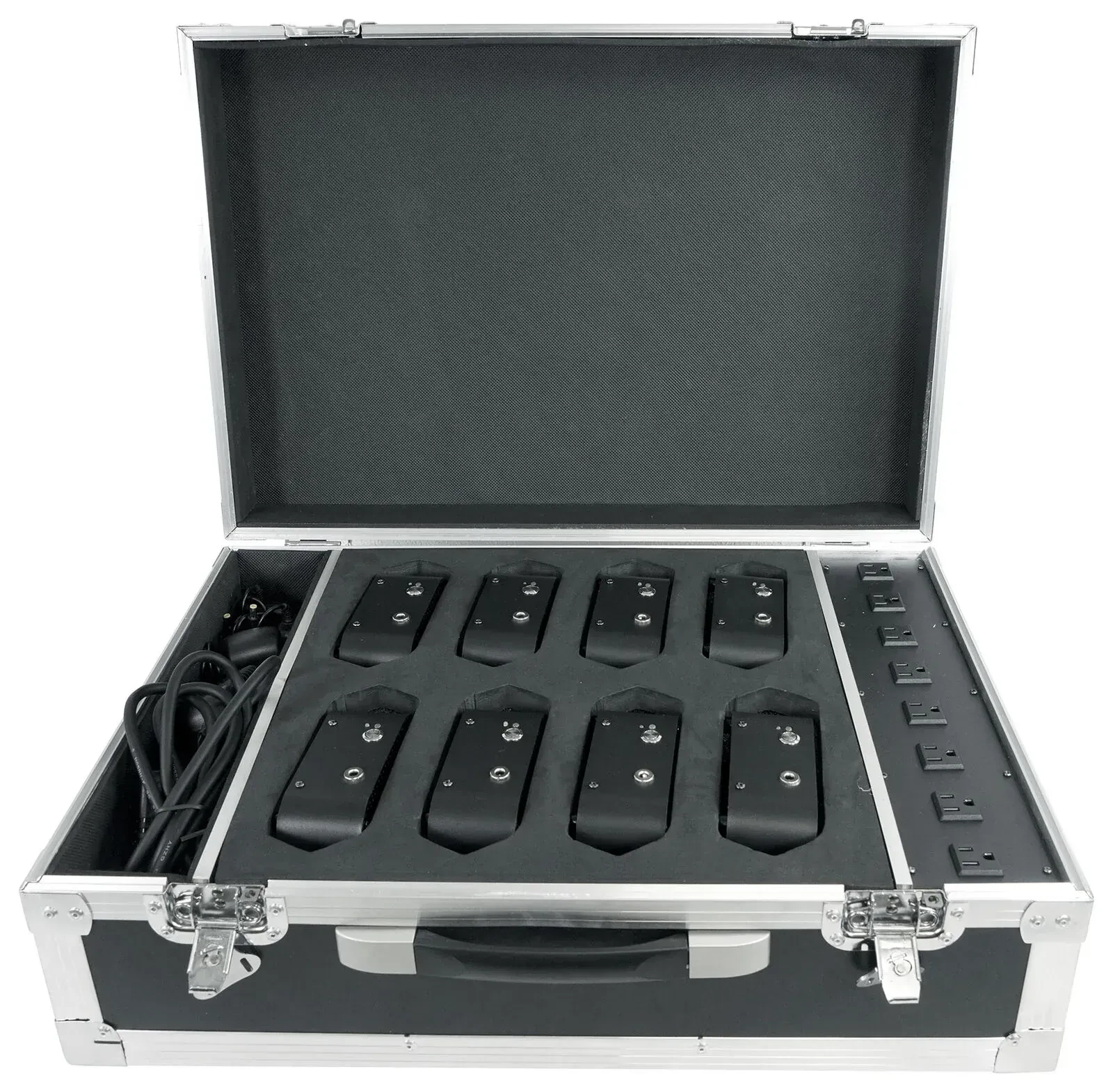 Светодиодный прибор Rockville MINI RF3 Black с кейсом (8 штук)