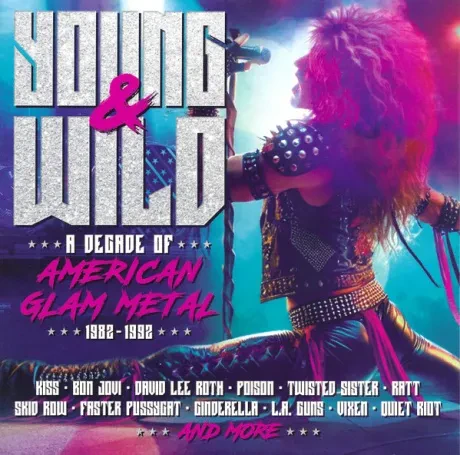 VARIOUS ARTISTS - Young & Wild - A Decade Of American Glam Metal - 1982-1992 (3CD, Box)