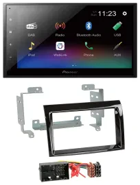 Pioneer USB Bluetooth DAB 2DIN MP3 Autoradio für Fiat Ducato Peugeot Boxer Citro