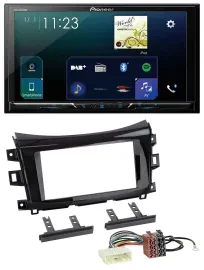Автомагнитола Pioneer 2-DIN, Bluetooth, USB, DAB, MP3 для Nissan Navara (с 2016)