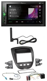 Pioneer MP3 DAB AUX 2DIN Bluetooth Autoradio für Toyota Aygo Peugeot 107 Citroen