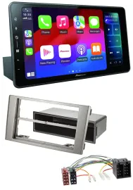 Pioneer Bluetooth DAB MP3 USB Autoradio für Iveco Daily (2006-2014) silber