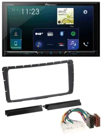 Автомагнитола для Toyota Hilux (с 2011) Pioneer 2-DIN Bluetooth USB DAB MP3